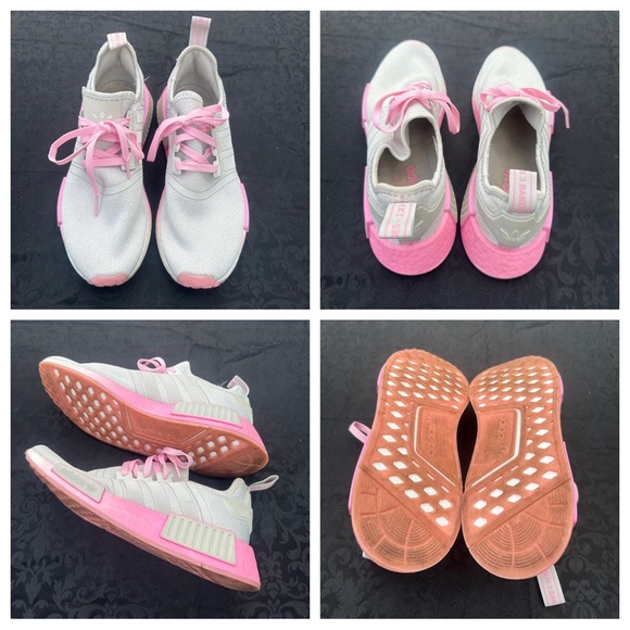 Adidas NMD R1 W Boost Grey /Pink / White Womens 
Size 10 US GW9462 - Picture 1 of 9